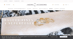 Desktop Screenshot of jadore-accessoires.com