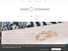 Tablet Screenshot of jadore-accessoires.com